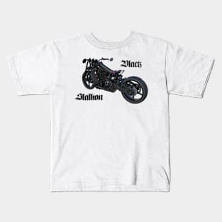 Black Chopper Kids T-Shirt